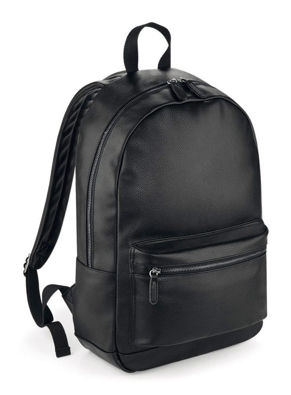 Faux Leather Fashion Backpack