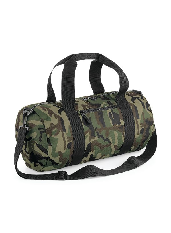 Camo Barrell Bag