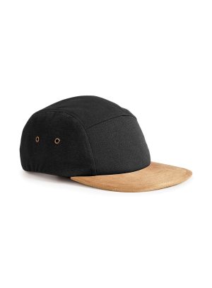 Suede Peak 5 Panel Cap