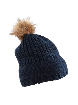 Knitted Hat with Shiny Effect