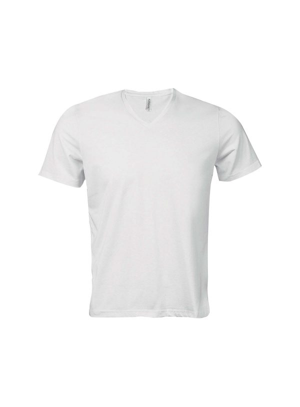 T-shirt Calypso uomo manica corta scollo a V
