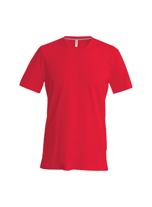 T-shirt uomo manica corta scollo a V