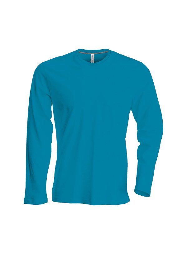 T-shirt uomo manica lunga girocollo