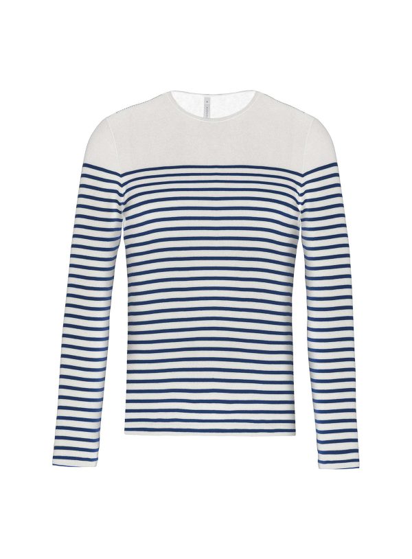 Maglia uomo alla marinara Breton manica lunga