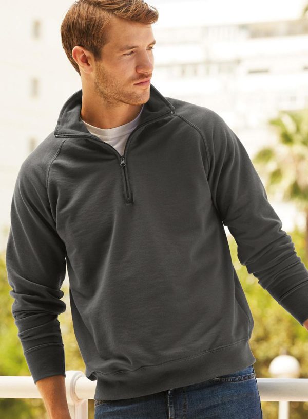 FR621580 - Lightweight Zip Neck Sweat