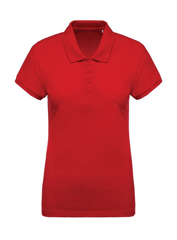 Polo piqué BIO donna manica corta