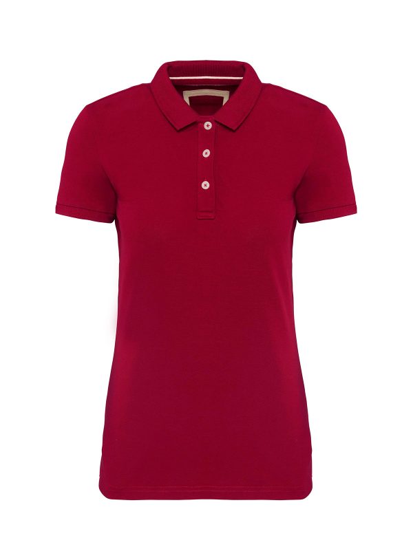 Polo donna vintage manica corta