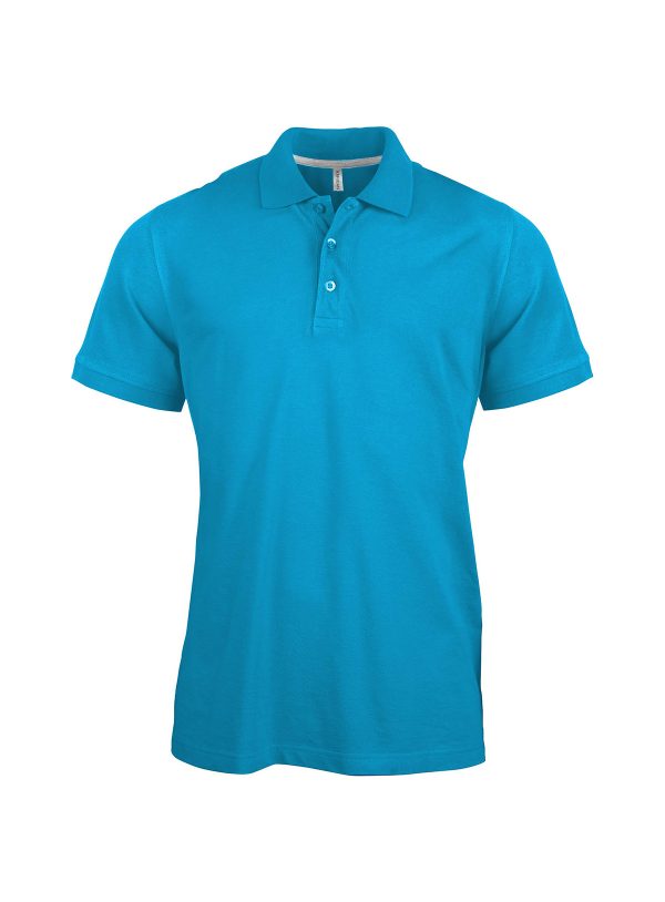Polo piqué uomo manica corta