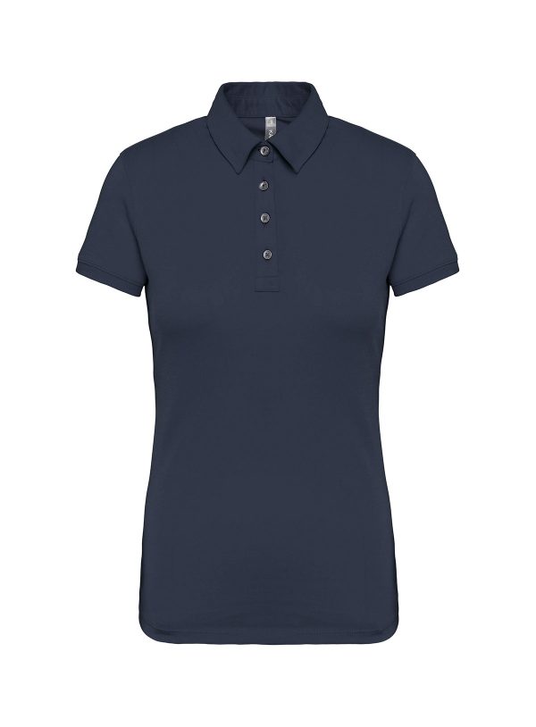 Polo jersey donna manica corta
